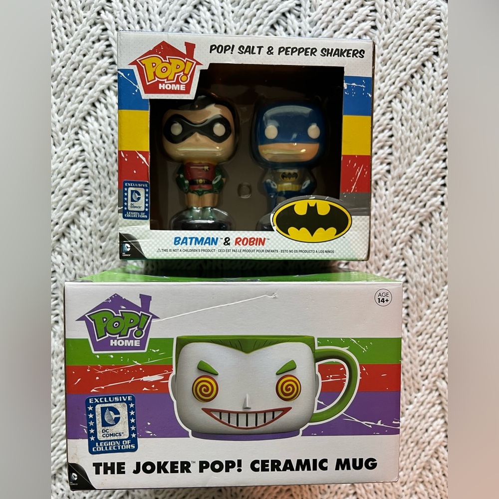 Funko Pop Home Batman & Robin S&P Shakers The Joker Mug Collectors DC Comics